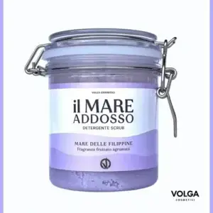 Detergente scrub Il Mare Addosso Mare delle Filippine al sale marino – Volga Cosmetici