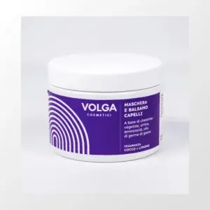 Maschera e balsamo capelli Cocco e Limone – Volga Cosmetici