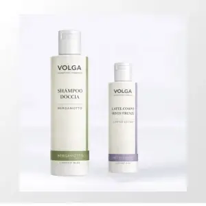 Cofanetto shampoo doccia bergamotto e latte corpo Iris Limited Edition 02 – Volga Cosmetici